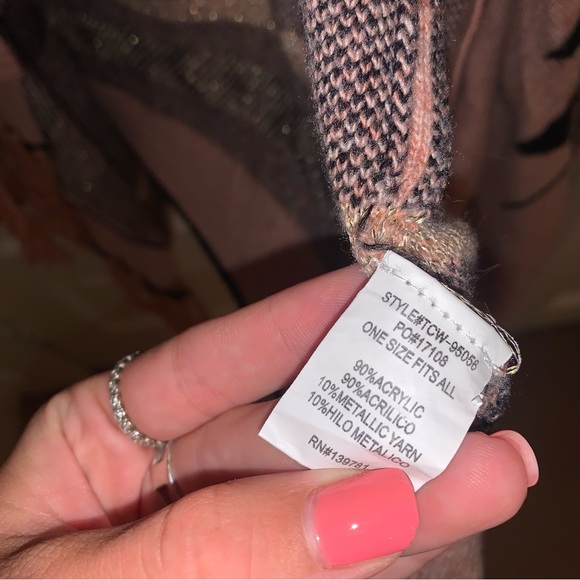 Tobi Aztec Cardigan with Fringe- One Size Fits All - Picture 5 of 5